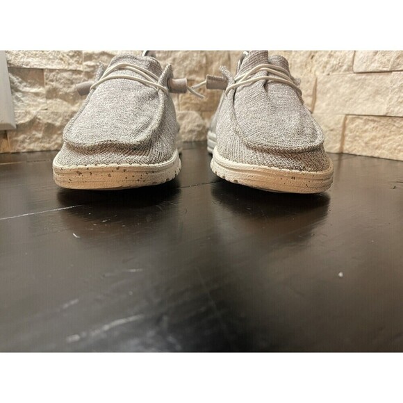 Hey Dude Wendy Sox Women's Shoes Size 8 Stone Gray Slip On Casual Loafers - Picture 3 of 9
